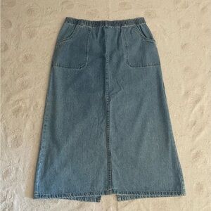 VINTAGE Denim Skirt